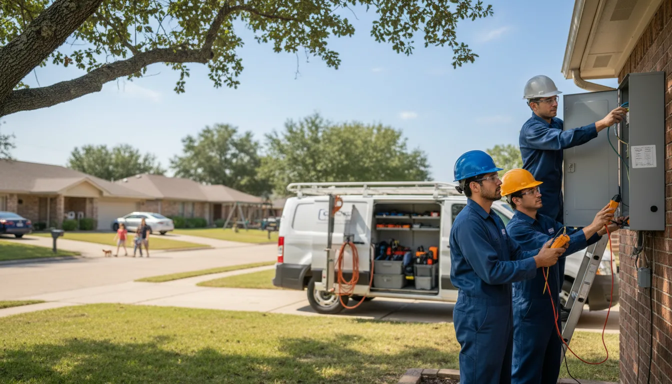 Certified electrician providing emergency electrical services in Pinopolis, SC